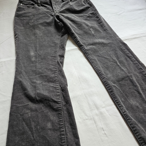JAG gray corduroy lowrise boot leg y2k 70's stretchy retro western pants Size 10 - Picture 5 of 8
